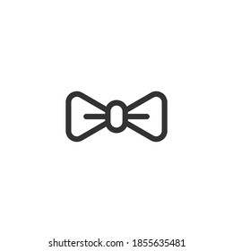 Bowtie icon isolated on white background. Necktie symbol modern, simple, vector, icon for website design, mobile app, ui. Vector Illustration