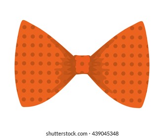 Bowtie icon. Suit male part design. vector graphic