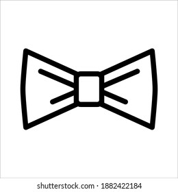 bowtie line icon design illustration. eps 10. for your mobile, website application. or for your design element