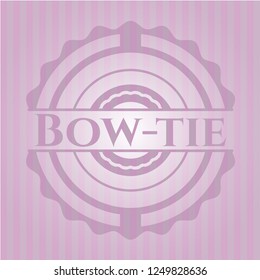 Bow-tie pink emblem