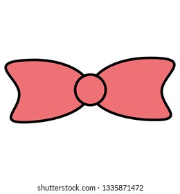 bowtie ribbon elegant icon