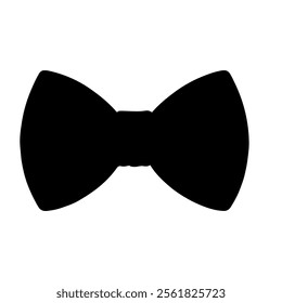 Bow-tie silhouette icon vector design.
