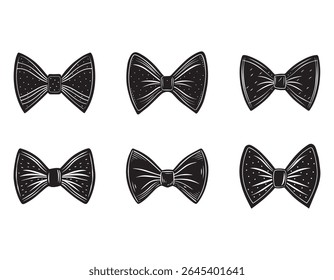 bowtie sketch icon silhouette vector illustration

