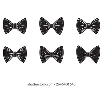 bowtie sketch icon silhouette vector illustration
