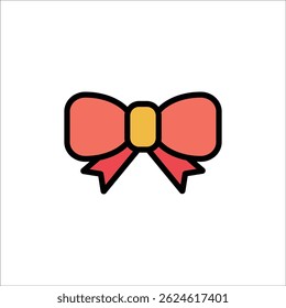bowtie vector icon line template