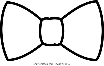 Ilustración vectorial de corbata. diseño de Vector simple. diseño plano.