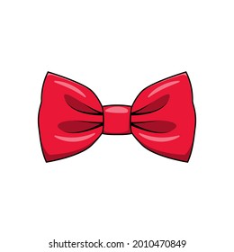bowtie vector isolated on white background