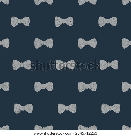Bowtie vector seamless pattern. Fathers day vector illustration. Good for prints, web and texture. 