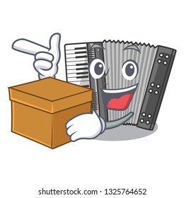 With box according in the shape character wood