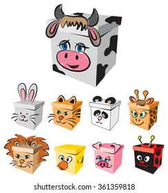 BOX ANIMALS CHARACTERS