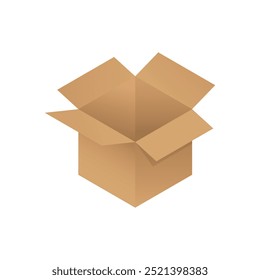 Box application for mobile phone. Delivery icon in modern style. Case app for phone.