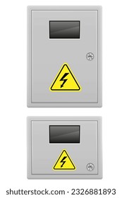 box for automatic electric switches stock vector illustration isolated on white background