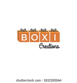 Box badge logo symbol vector design