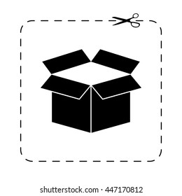 box  - black vector icon