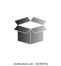 box - black vector  icon