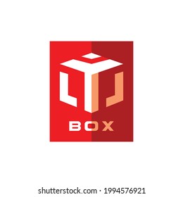 Inspiración en el diseño del logotipo de caja o bloque