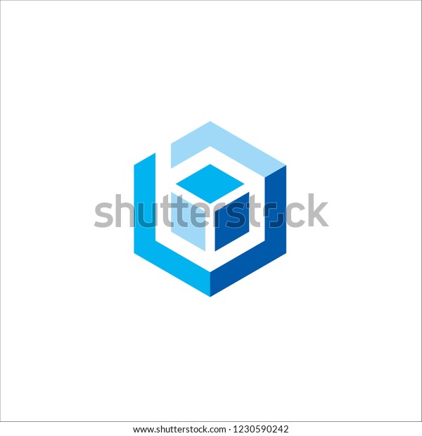 Box Blue Logo Stock Vector (Royalty Free) 1230590242 | Shutterstock