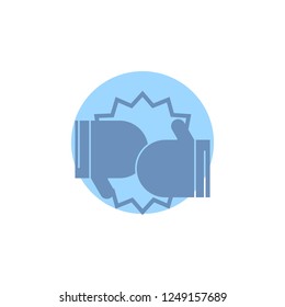 Box, boxing, competition, fight, gloves Glyph Icon.