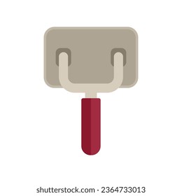 Box breaker icon flat vector. Fuse panel. Home power isolated