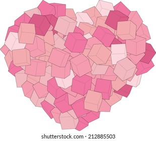 Box Bubble look like Heart 