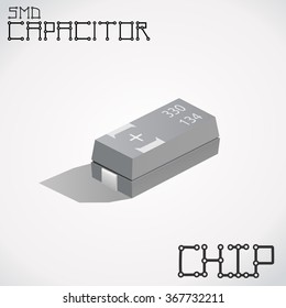 Box capacitor in SMD form factor 
