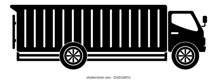 box car icon set, box car vector set sign symbol of transportation