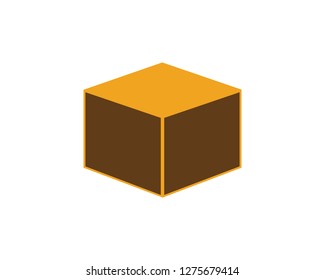 Box cardboard, box package, box packaging, box icon illustration