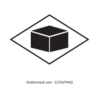Box cardboard, box package, box packaging, box icon illustration