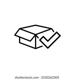 Caixa, carga, presente, logística, papelão, correto