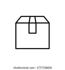 box cargo icon vector sign symbol