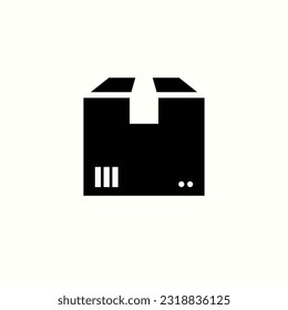 box. cargo, package,  icon, isolated glyph icon in light background, perfect for website, blog, logo, graphic design, social media, UI, mobile app