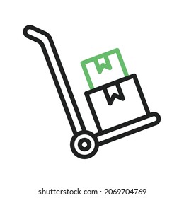 Box Carrier icon vector image. Can also be used for Physical Fitness. Suitable for mobile apps, web apps and print media.
