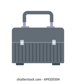 box for carrying tools handle equipment closed