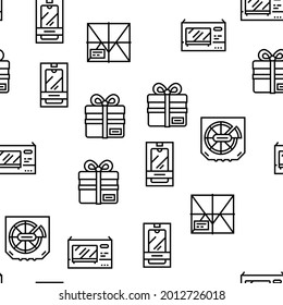Ilustración de línea delgada del vector del contenedor de cajas