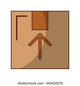 box carton delivery icon