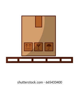 box carton delivery icon