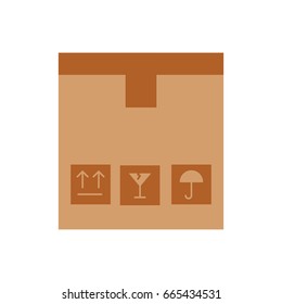 box carton delivery icon