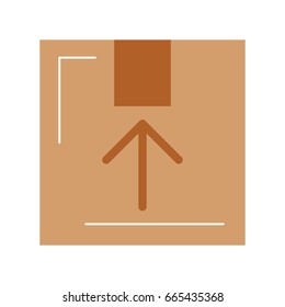 box carton delivery icon