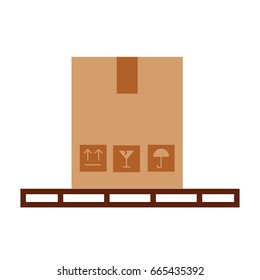 box carton delivery icon
