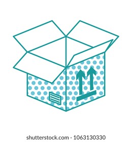 box carton isolated icon