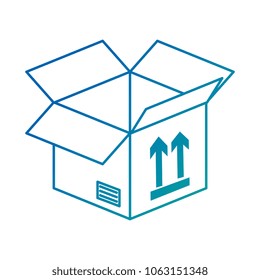box carton isolated icon