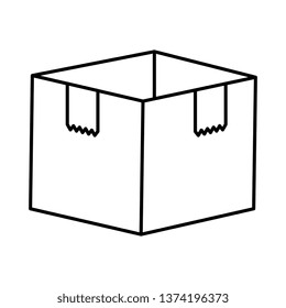 box carton isolated icon