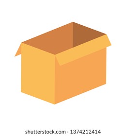 box carton isolated icon