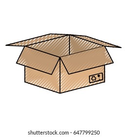 box carton isolated icon
