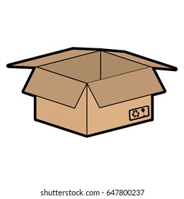 box carton isolated icon