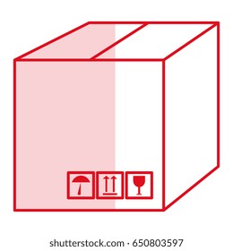 box carton isolated icon