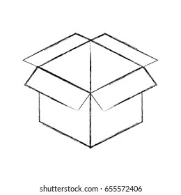box carton isolated icon