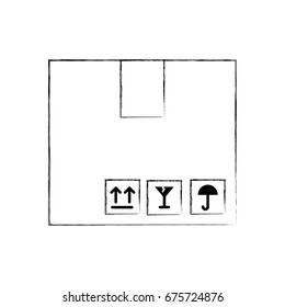 box carton isolated icon