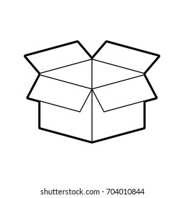 box carton isolated icon