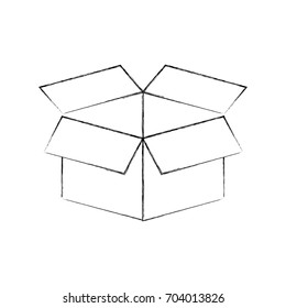 box carton isolated icon